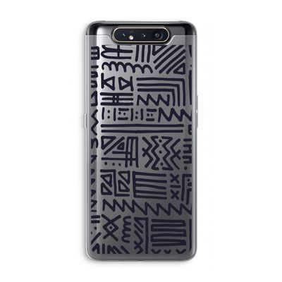 Marrakech print: Samsung Galaxy A80 Transparant Hoesje