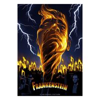 Universal Monsters Art Print Frankenstein Limited Edition 42 x 30 cm - thumbnail