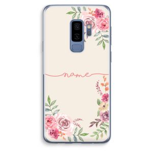 Rozen: Samsung Galaxy S9 Plus Transparant Hoesje