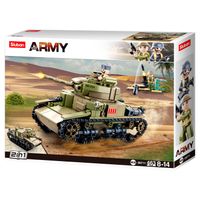 Sluban wwii - italiaanse tank 2in1