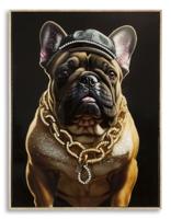 LAQUARED MUUR HIJGEN MET FRAME BULLY C/KROONLIJST CM 62X4X82