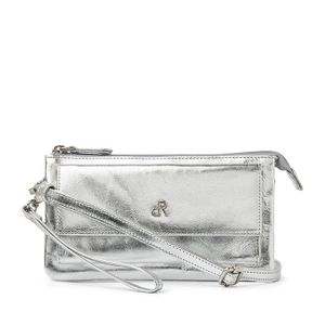 dR Amsterdam Clutch/Schoudertasje Metallics Zilver