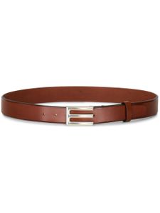 ETRO ceinture en cuir à boucle logo - Marron