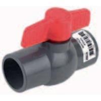 Europond PVC Kogelkraan 40mm - Lijmverbinding Hoge Drukbestendig zonder Wartel