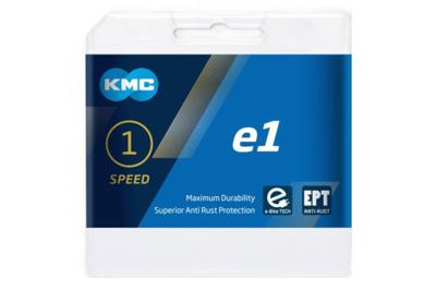 KMC e1 Ketting 1-speed 110-schakels - Zilver KMC e1 Ketting 1-speed 110-schakels - Zilver