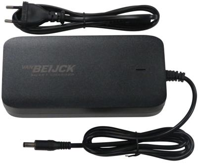 Van Beijck acculader li-ion smartlader 5.5 x 2.1mm (snellader 4a) 36 volt / 4ah