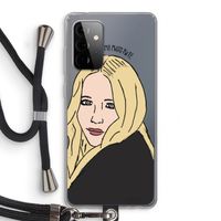 Mary Kate: Samsung Galaxy A72 5G Transparant Hoesje met koord