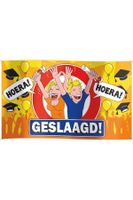 Geslaagd vlag 100x150cm - thumbnail