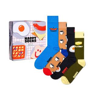 Happy socks 4 stuks Breakfast Gift Set