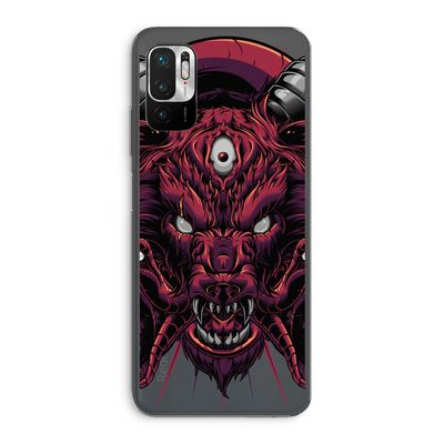 Hell Hound and Serpents: Xiaomi Redmi Note 10 5G Transparant Hoesje