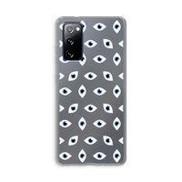 Eyes pattern: Samsung Galaxy S20 FE / S20 FE 5G Transparant Hoesje