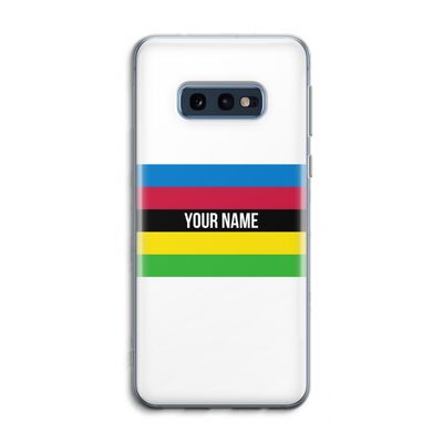 WK Wielrennen: Samsung Galaxy S10e Transparant Hoesje