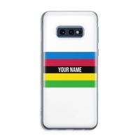 WK Wielrennen: Samsung Galaxy S10e Transparant Hoesje