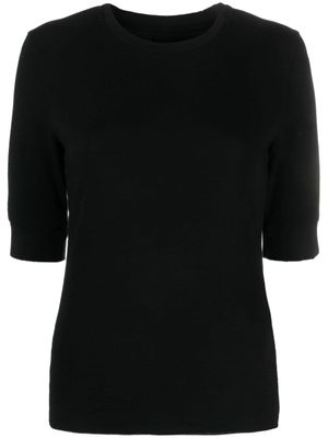 Thom Krom t-shirt stretch à col rond - Noir