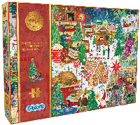 Intro Gibson kerst puzzel christmas around the world 500 stukjes