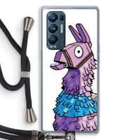 Lama: Oppo Find X3 Neo Transparant Hoesje met koord