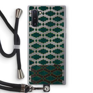Moroccan tiles: Samsung Galaxy Note 10 Transparant Hoesje met koord