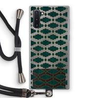 Moroccan tiles: Samsung Galaxy Note 10 Transparant Hoesje met koord