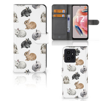 Telefoonhoesje met Pasjes voor Xiaomi Redmi Note 12 4G Konijntjes - thumbnail