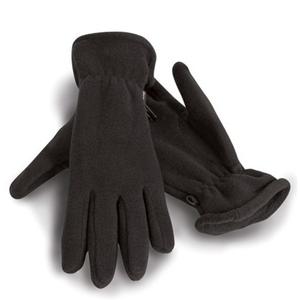 Warme fleece handschoenen voor volwassenen - zwart - winter handschoenen