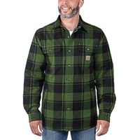 Carhartt Relaxed Fit Flannel Chive Sherpa Jack Heren - thumbnail