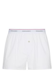 DSQUARED2 boxer à taille à logo - Blanc