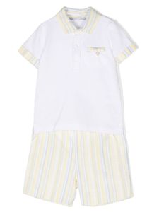 Patachou ensemble short-haut à col polo - Blanc