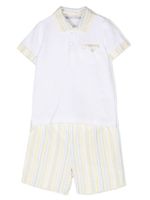 Patachou ensemble short-haut à col polo - Blanc