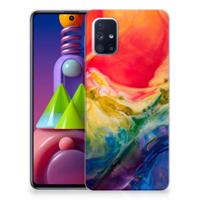 Smartphone hoesje Samsung Galaxy M51 Watercolor Dark