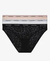 Calvin Klein 3-pack kanten Slips dames - Low rise - Mini slip dames - Microfiber bikini slip - kanten Onderbroek