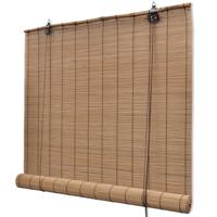 VidaXL Rolgordijn 150x220 cm bamboe bruin