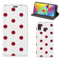 Samsung Galaxy M20 Flip Style Cover Cherries - thumbnail