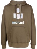 MARANT hoodie à logo imprimé - Vert