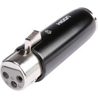 Hicon HI-X3MX3-FM XLR-adapter XLR-bus - Mini-XLR-stekker Inhoud: 1 stuk(s) - thumbnail