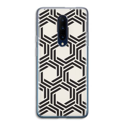 Geometrisch patroon: OnePlus 7 Pro Transparant Hoesje