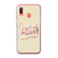 Pizza is the answer: Samsung Galaxy A20e Transparant Hoesje
