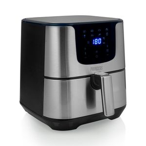 Princess 01.182060.01.001 Airfryer 1700 W Anti-aanbaklaag, Timerfunctie, Oververhittingsbeveiliging, Met display Zwart/zilver