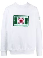 Casablanca sweat à patch logo