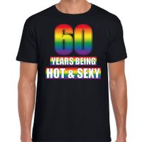 Hot en sexy 60 jaar verjaardag cadeau t-shirt zwart voor heren - Gay/ LHBT kleding / outfit - thumbnail