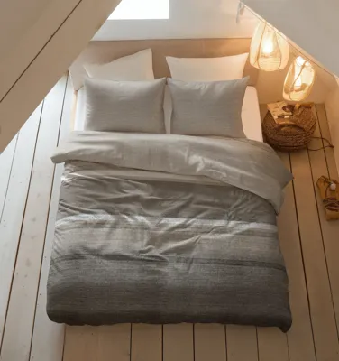 Sleeptime Flanel Stone Stripe Taupe