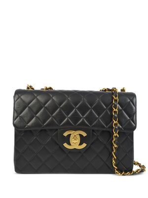CHANEL Pre-Owned sac porté épaule Jumbo Flap (1997) - Noir