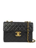 CHANEL Pre-Owned sac porté épaule Jumbo Flap (1997) - Noir - thumbnail