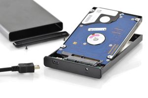 Digitus DA-71104 behuizing voor opslagstations HDD-/SSD-behuizing Zwart 2.5/3.5"