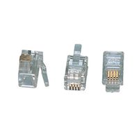 Valueline TEL-0002 kabel-connector RCA (F) Transparant - thumbnail