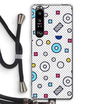 8-bit N°9: Sony Xperia 1 III Transparant Hoesje met koord