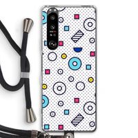 8-bit N°9: Sony Xperia 1 III Transparant Hoesje met koord