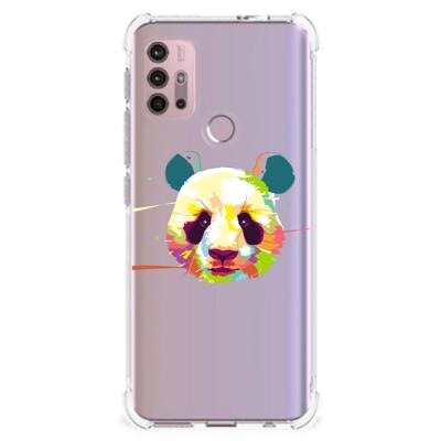 Motorola Moto G30 | G20 | G10 Stevig | Bumper Hoesje | Panda Color Motorola Moto G30 | G20 | G10 Stevig | Bumper Hoesje | Panda Color