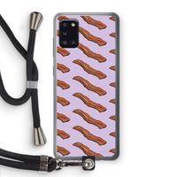 Bacon to my eggs #2: Samsung Galaxy A31 Transparant Hoesje met koord