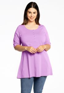 Yoek Tuniek flare fit | Licht Paars | Maat 58/60