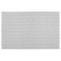 Secret de Gourmet tafel placemat - grafische print - wit - texaline - 45 x 30 cm - Onderleggers